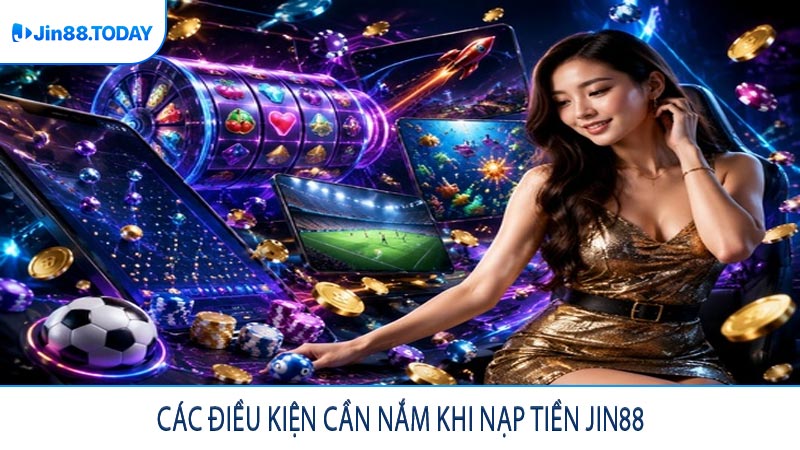 Các điều kiện cần nắm khi nạp tiền JIN88