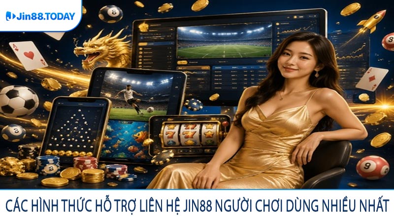 Các hình thức hỗ trợ liên hệ JIN88 người chơi dùng nhiều nhất