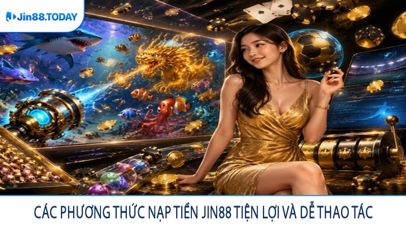 Các phương thức nạp tiền JIN88 tiện lợi và dễ thao tác