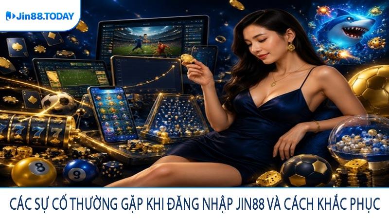 Các sự cố thường gặp khi đăng nhập JIN88 và cách khắc phục